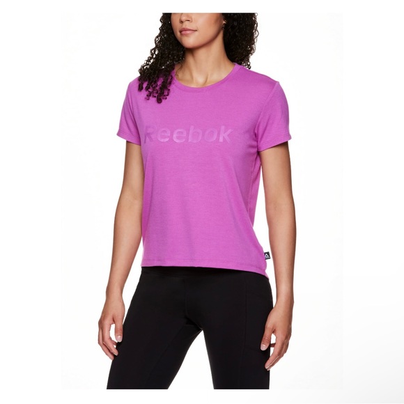 Womens REEBOK Relaxed Comfort Fit T-Shirt Size XXXL Purple Orchid New - Picture 4 of 7